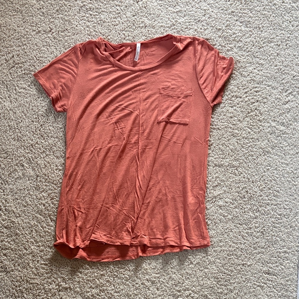 Active USA Rust Short Sleeve Tee
